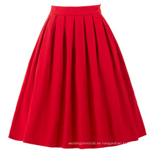 Belle Poque Red Vintage Röcke Pinup 50S 60S Röcke Sommer BP000154-2